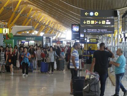 Aeropuerto de Madrid Barajas. 