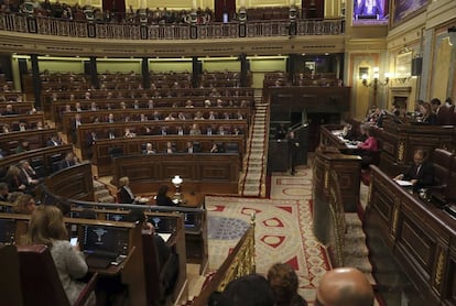 Pleno en el Congreso de los Diputados.