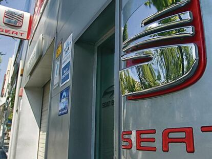 Un concesionario de Seat en Madrid