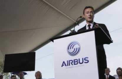 El presidente del fabricante aeronáutico Airbus, Fabrice Brégier. EFE/Archivo