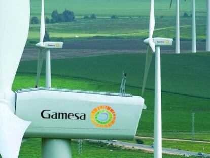 Aerogenerador de Gamesa.