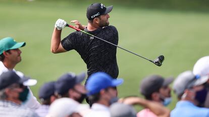 Jon Rahm, en la primera ronda del Masters.