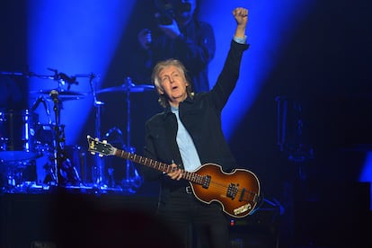 Paul McCartney em um show em Londres, em dezembro de 2018.