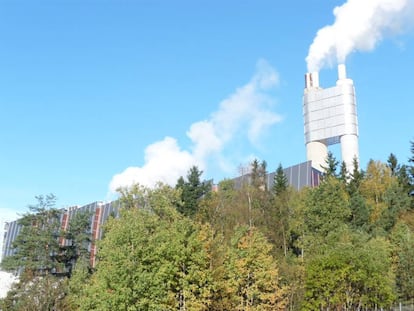 Vista de una de las incineradoras de la ciudad de Oslo (Noruega)