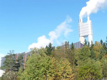 Vista de una de las incineradoras de la ciudad de Oslo (Noruega)