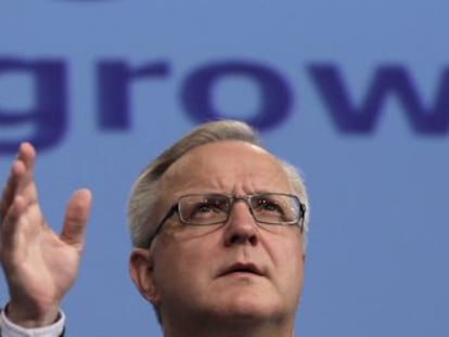 El vicepresidente econ&oacute;mico de la Comisi&oacute;n Europea, Olli Rehn