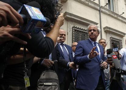 El gobernador de Sicilia, Raffele Lombardo.