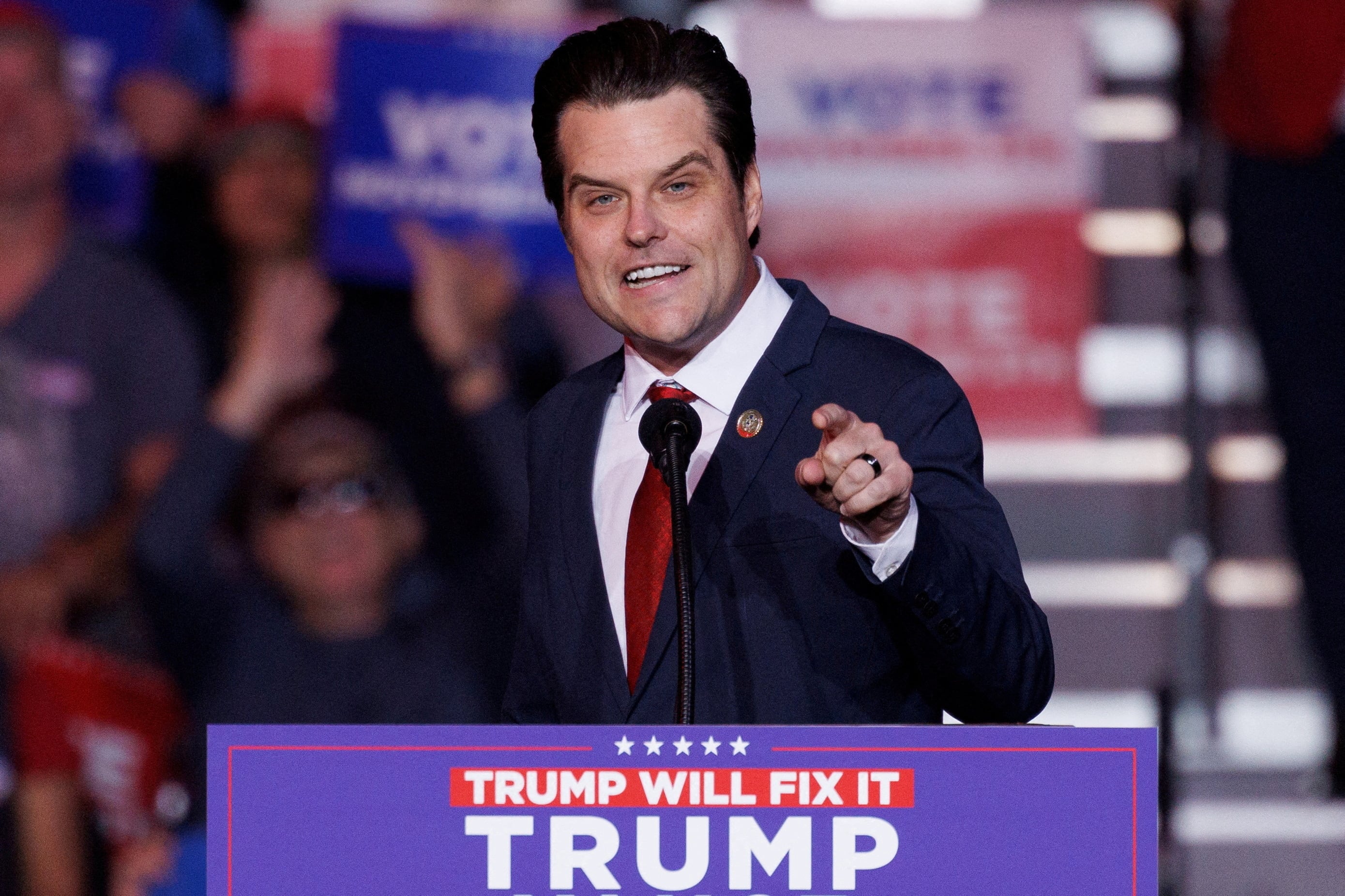 Matt Gaetz se retira como aspirante a fiscal general de Trump por sus escándalos sexuales