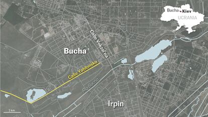 La calle Yablonska lleva el nombre de Tatiana Yablonska, la gran pintora ucrania fallecida en 2005, símbolo del poder cultural soviético. Era la calle principal de Bucha, una localidad a 30 minutos de Kiev, que ha quedado reducida a escombros tras el paso de las tropas rusas. A lo largo de sus más de tres kilómetros de longitud se vivieron todos los horrores imaginados más allá del conflicto bélico: ejecuciones, violaciones múltiples, saqueos, fosas comunes. Más de 20 cadáveres de civiles aguardaron durante semanas en mitad del asfalto de esta avenida, rebautizada tras este horror como la “avenida de los cadáveres”. Estos son los rostros en vida de algunos de esas víctimas. Y las historias de quienes lloran sus muertes.