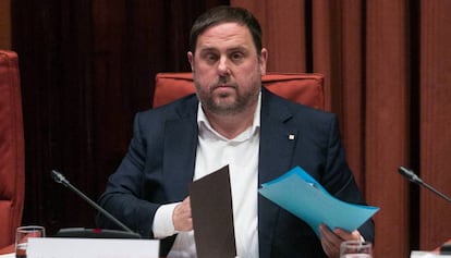 El vicepresidente del Gobierno catalán, Oriol Junqueras.