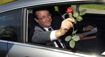 François Hollande, el viernes en Tulle, su ciudad natal.