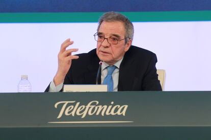 César Alierta, presidente de Telefónica.