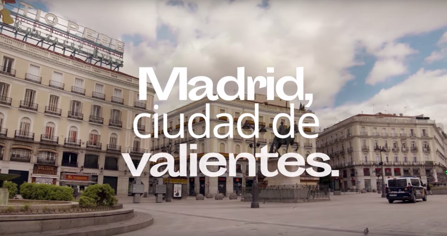 Imagen del vídeo 'Madrid, ciudad de valientes'.