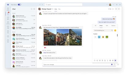 Emojis en Teams