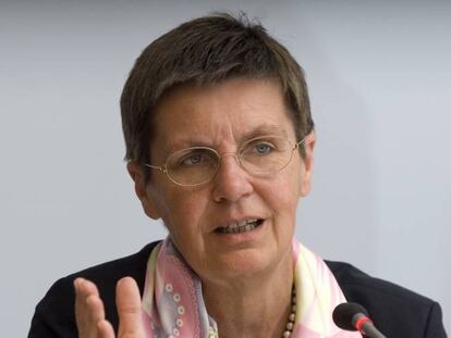 Elke Konig, presidenta de la Junta &Uacute;nica de Resoluci&oacute;n bancaria europea.