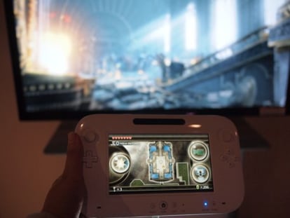 El mando de la consola Wii U de Nintendo.