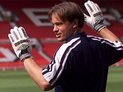 Bosnich, en su etapa en el Manchester United.