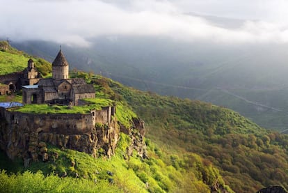 El monasterio de Tatev, en la provincia de Syunik, al sureste de Armenia.