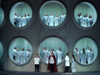 Un momento del montaje de 'Lucio Silla', de Wolfgang Amadeus Mozart, en el Teatro Real.