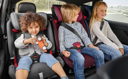 Sillas infantiles de coche de la marca Britax Römer, que aparecen entre las más seguras de 2019.