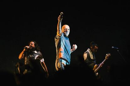 Gustavo Cordera en uno de sus conciertos.