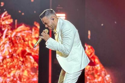 Romeo Santos en su concierto celebrado en junio en el WiZink Center de Madrid.