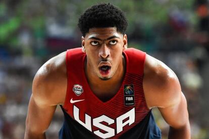 Anthony Davis, durante el Mundial.