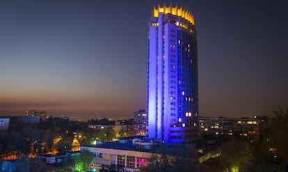 El Hotel Kazakhstan, en Almaty, Kazajistán