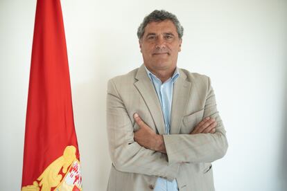 Pedro Pascual, candidato del partido Por Ávila, en junio de 2023.