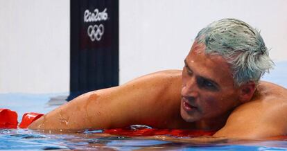 Ryan Lochte no Rio de Janeiro.