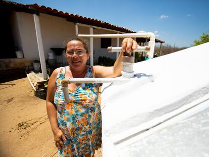 A agricultora Antônia Márcia da Silva Lopes.