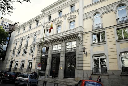 Sede del Consejo General del Poder Judicial en Madrid.