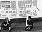 Jos&eacute; Agust&iacute;n goytisolo y Asunci&oacute;n Carandell, en 1954 en Francia.