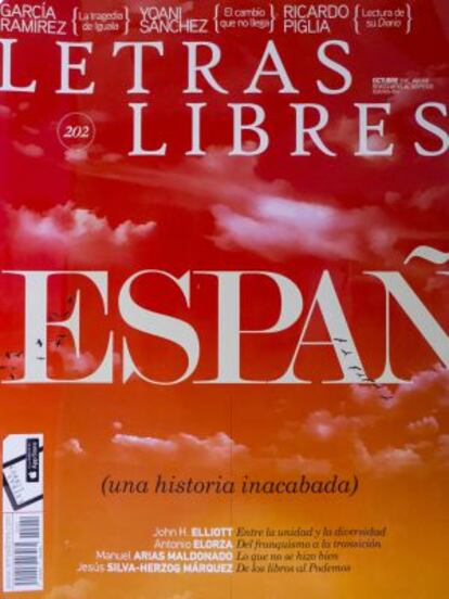 El número de octubre de la revista 'Letras Libres'.