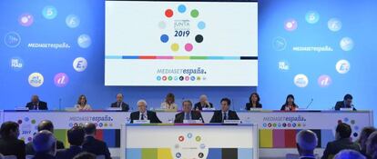 Junta de accionistas de Mediaset España.