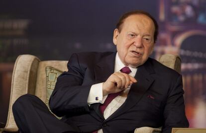 El multimillonario Sheldon G. Adelson