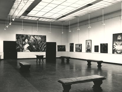 Sala de exposiciones temporales Ernesto Mandowsky, en el Museo Nacional de Colombia.