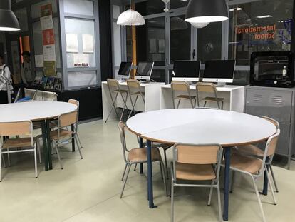 Espacio maker del colegio SEK-Ciudalcampo.