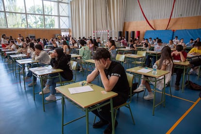 Examen de Selectividad en Logroño, La Rioja, el 1 de junio.