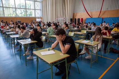 Examen de Selectividad en Logroño, La Rioja, el 1 de junio.