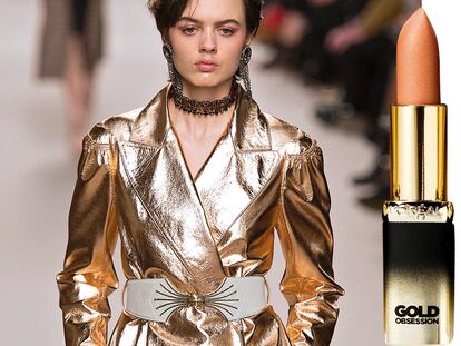 Los labiales iridiscentes (rojos y rosados) son el nuevo lujo