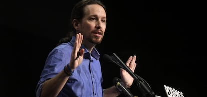 Pablo Iglesias, l&iacute;der de Podemos