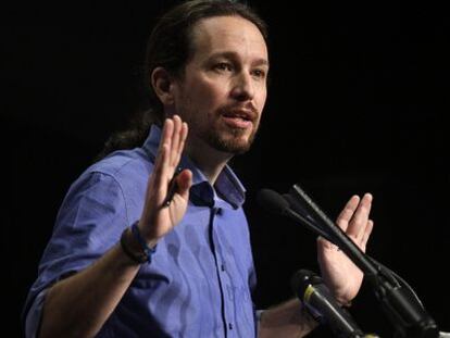 Pablo Iglesias, l&iacute;der de Podemos