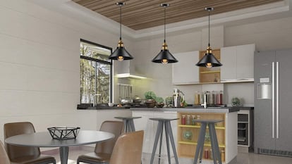 Cinco modelos de lámparas colgantes con las que decorar e iluminar tu hogar.