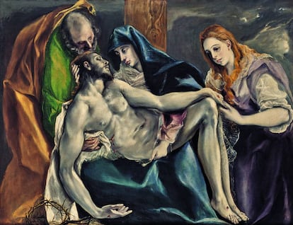 'Piedad', de El Greco, una de las obras que se exponen en París.