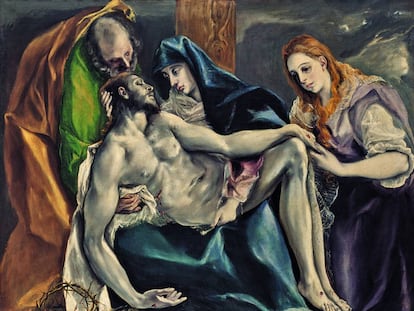 'Piedad', de El Greco, una de las obras que se exponen en París.