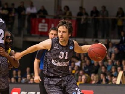 Raúl López este martes en el partido contra el Oldenburg.