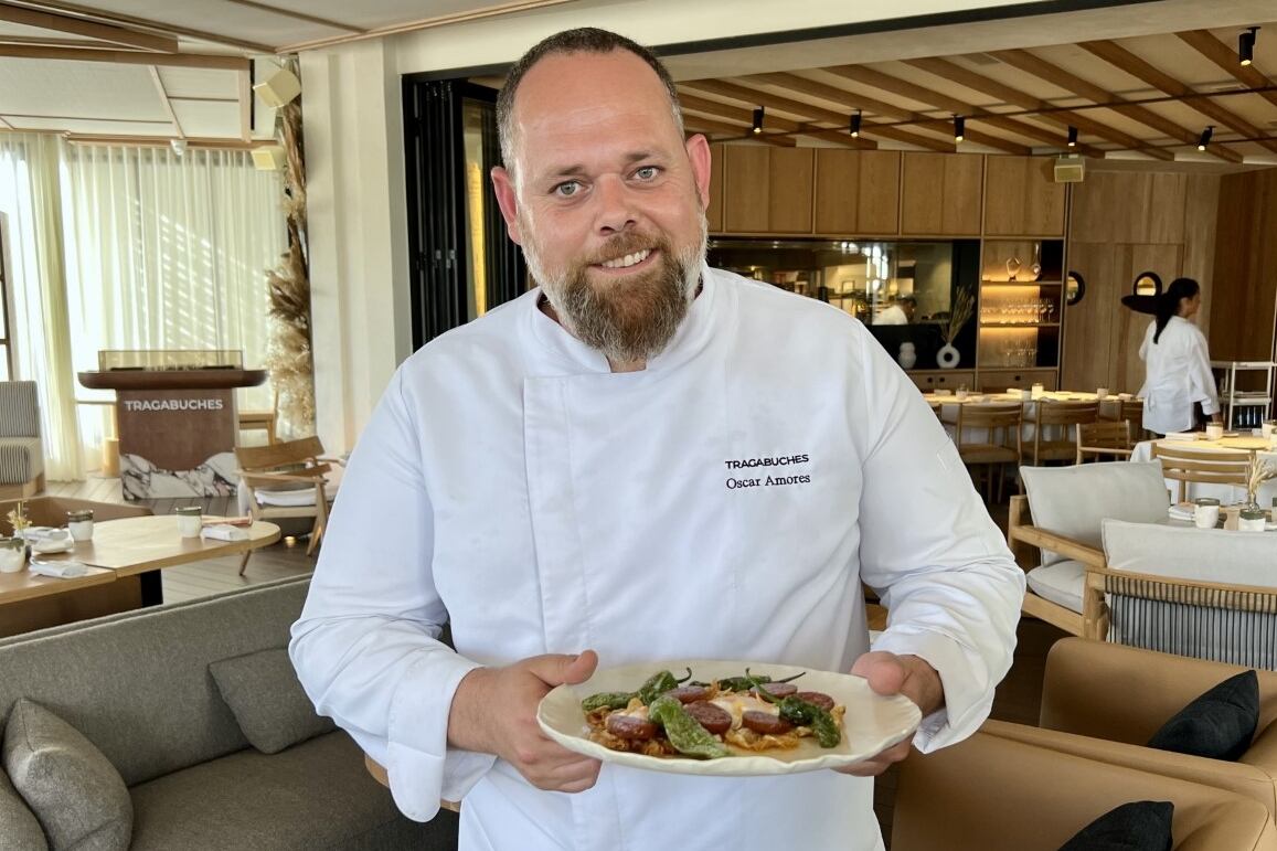 Oscar Amores, cocinero de Tragabuches.