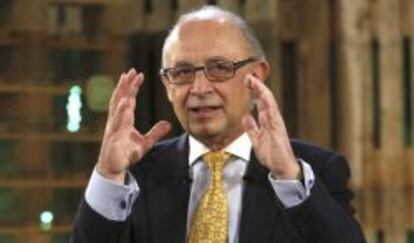 El ministro de Hacienda y Administraciones Públicas, Critóbal Montoro.