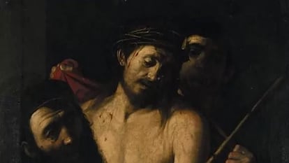 El 'Ecce homo' atribuido a Caravaggio y que fue retirado de la subasta de la Casa Ansorena de Madrid, el pasado 8 de abril.